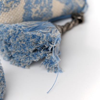 Christian Dior Canvas Reverse Embroidered Toile De Jouy D-Bubble Bucket Bag Blue 11 of 11