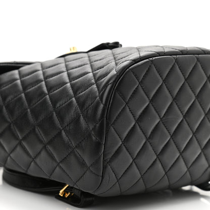 Chanel Lambskin Quilted Small Urban Spirit Backpack Black 9 of 13