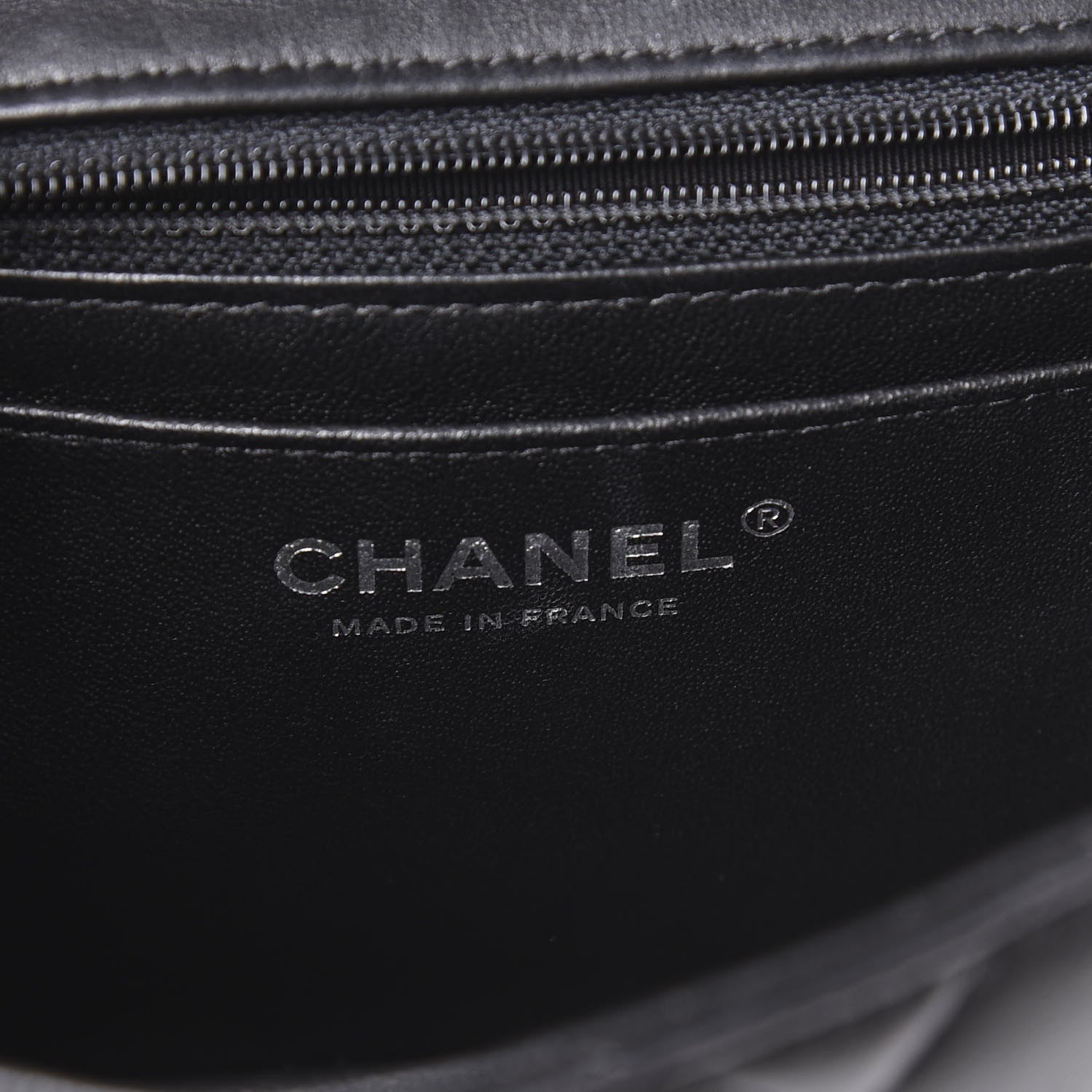 Chanel Lambskin Quilted Mini Square Flap Black 7 of 10
