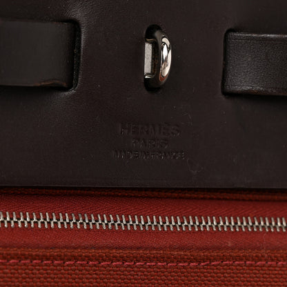 Hermes Toile Vache Hunter Herbag Zip 39 MM Rouge H Ebene 7 of 12