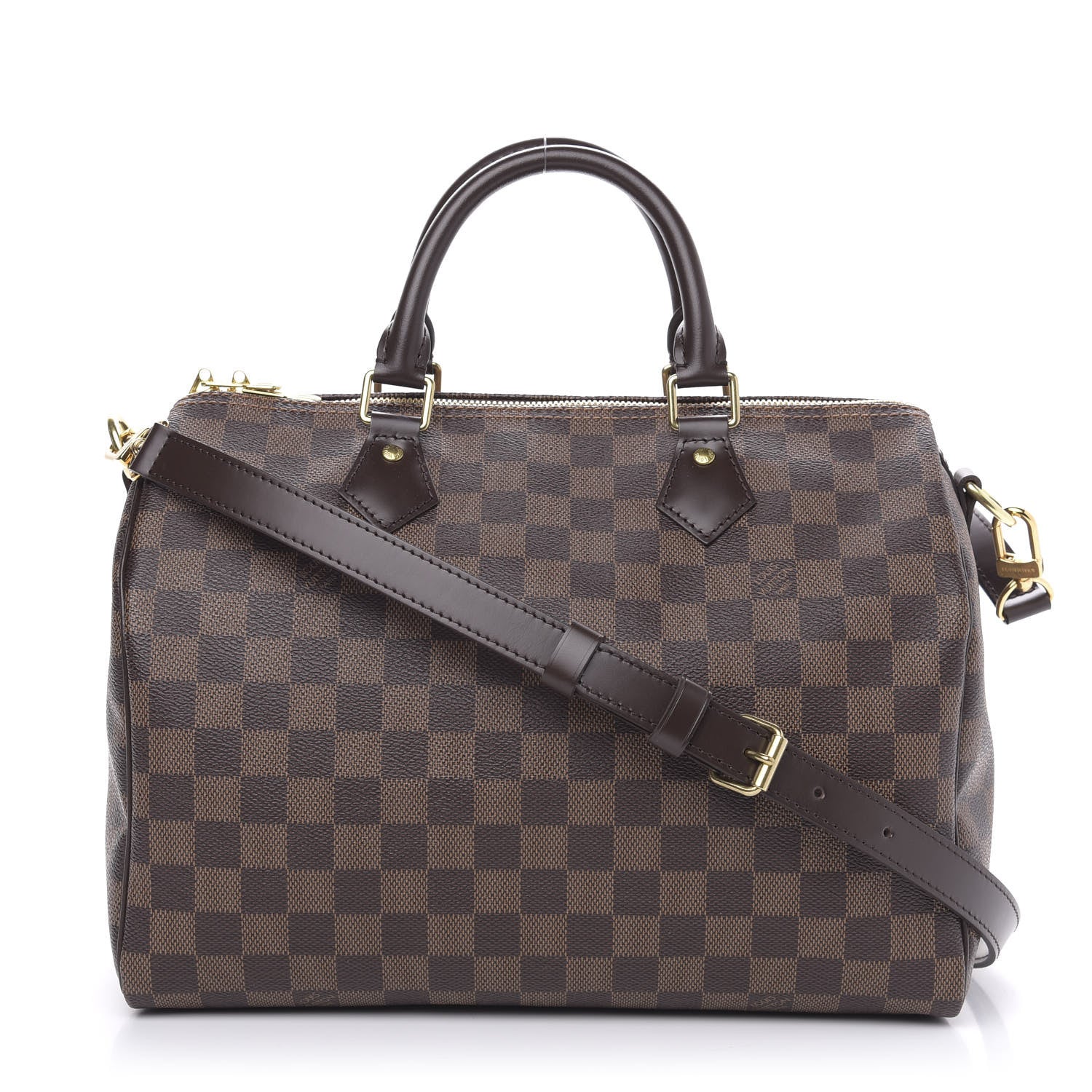 Louis Vuitton Damier Ebene Speedy Bandouliere 30 1 of 10