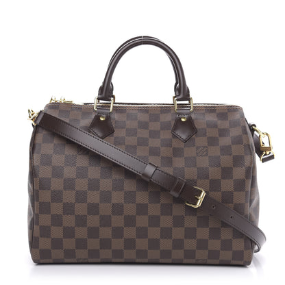 Louis Vuitton Damier Ebene Speedy Bandouliere 30 1 of 10
