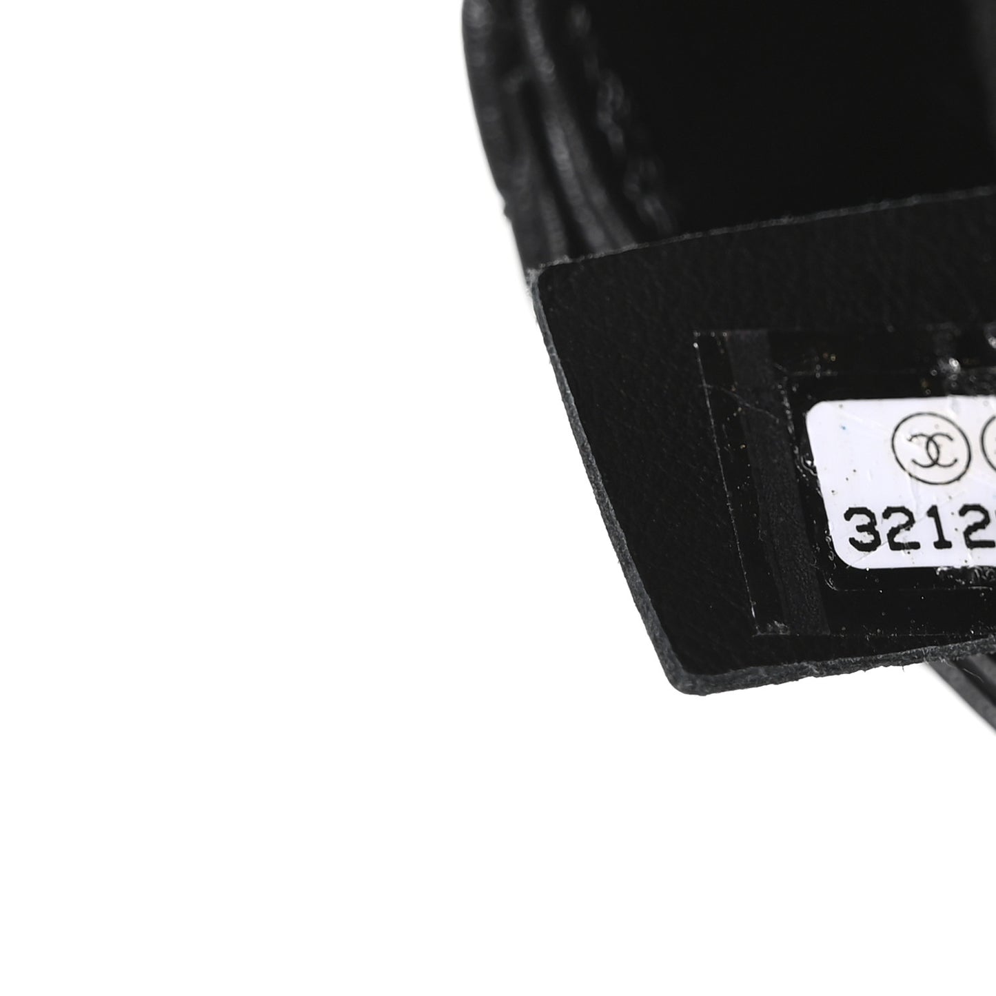 Calfskin Quilted CC Uniform Flap Belt Bag Black