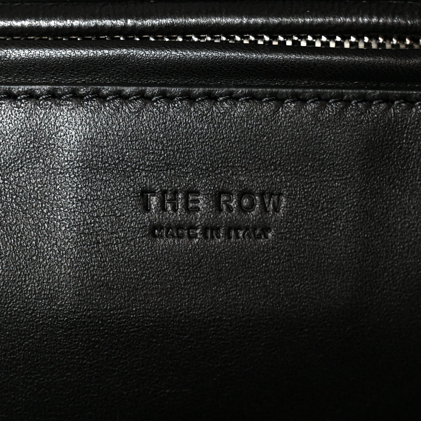 Calfskin Leila Clutch Dark Navy