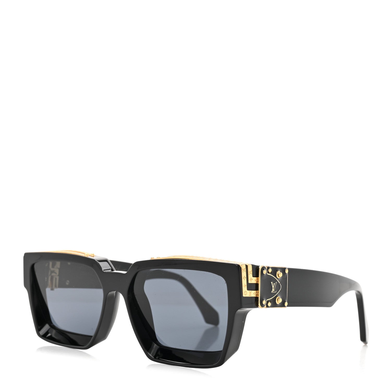 Louis Vuitton Acetate 1.1 Millionaires Sunglasses Z1165E Black 1 of 8