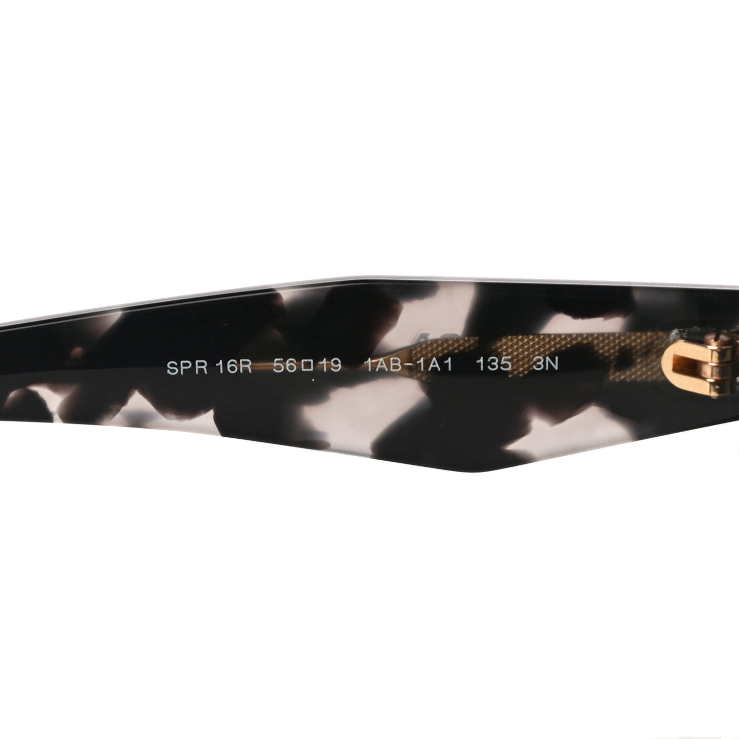 Acetate Sunglasses SPR 16R Black Tortoise Grey