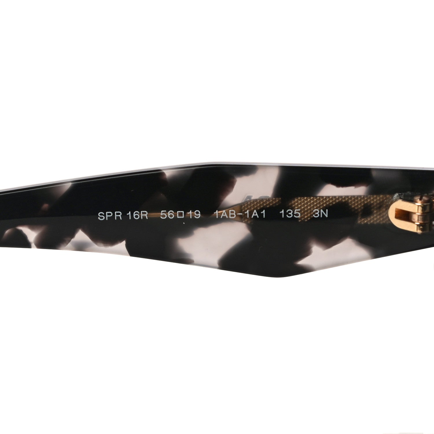 Prada Acetate Sunglasses SPR 16R Black Tortoise Grey 6 of 7