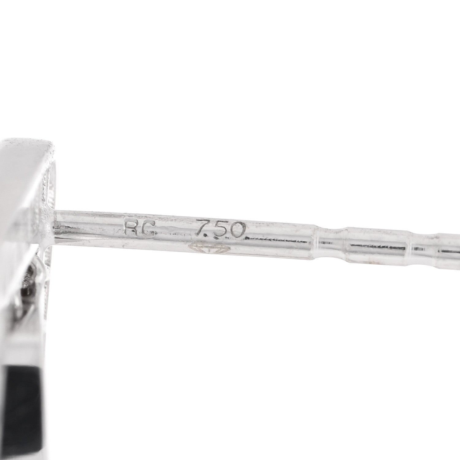 Roberto Coin 18K White Gold Diamond Diamante Earrings 4 of 4
