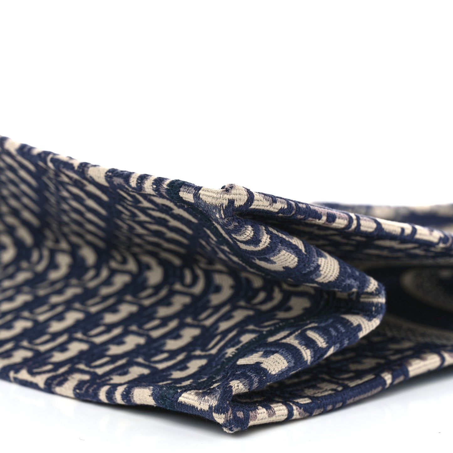 Oblique Large Book Tote Blue Multicolor