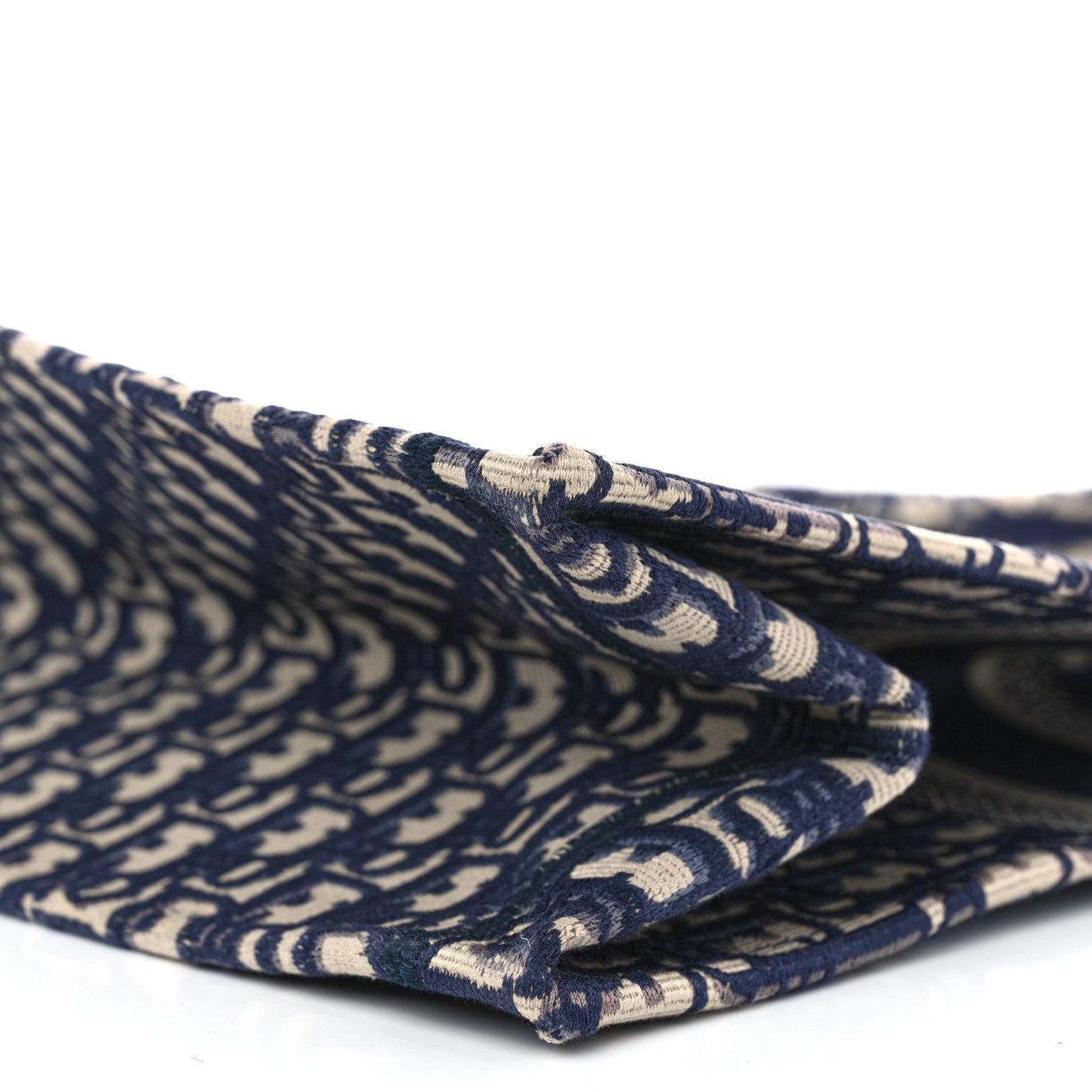 Christian Dior Oblique Large Book Tote Blue Multicolor 10 of 11