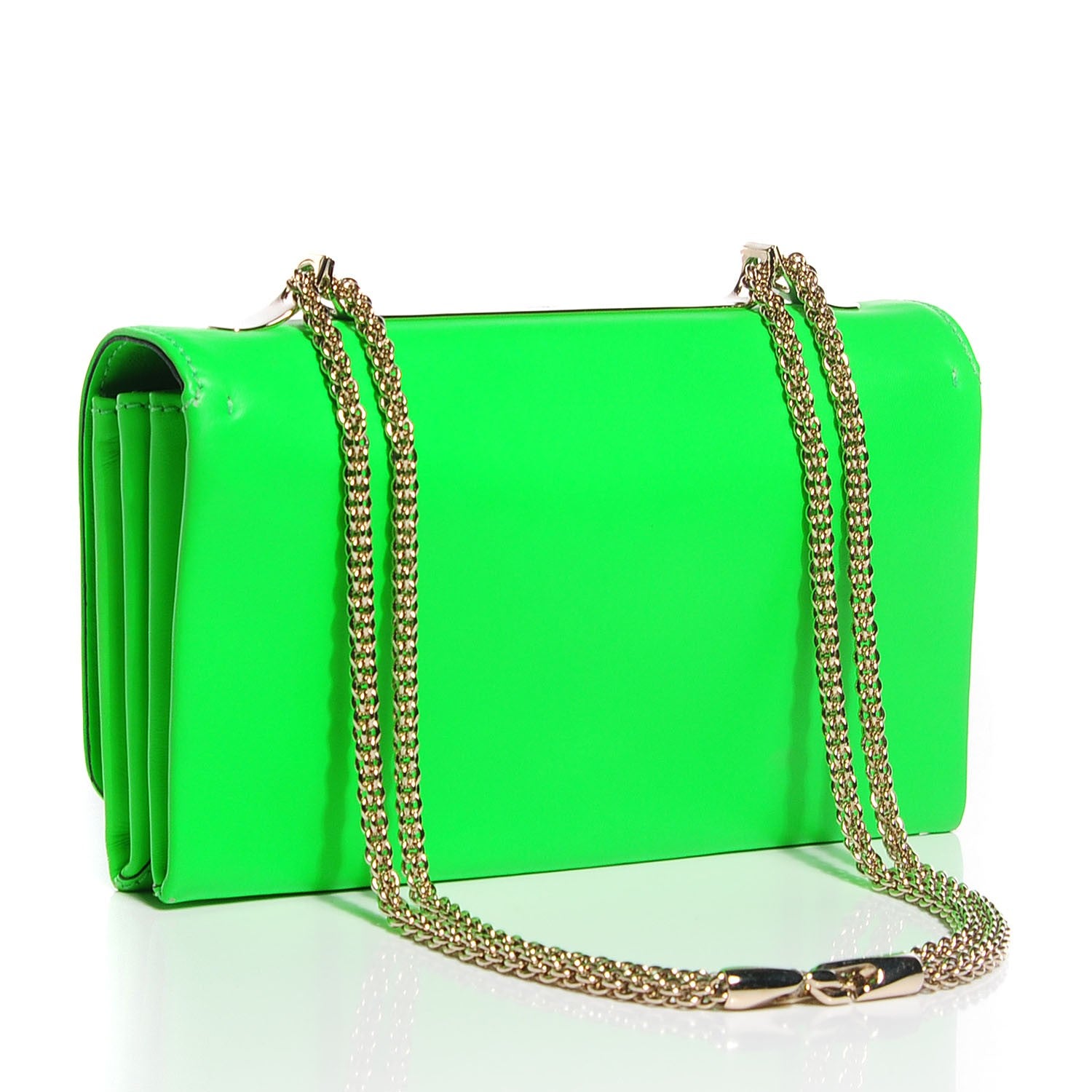 Valentino Garavani Nappa Va Va Voom Shoulder Bag Green Fluo 3 of 7