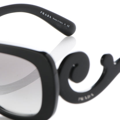 Prada Acetate Baroque Sunglasses SPR 27O Black 6 of 8