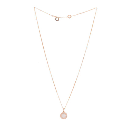 Bulgari 18K Rose Gold Mother of Pearl BVLGARI BVLGARI Pendant Necklace 3 of 7