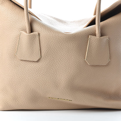 Burberry London Grainy Calfskin Medium Baynard Tote Nude 9 of 10