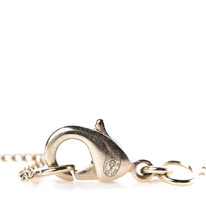 Chanel Pearl CC Drop Necklace Gold 4 of 4
