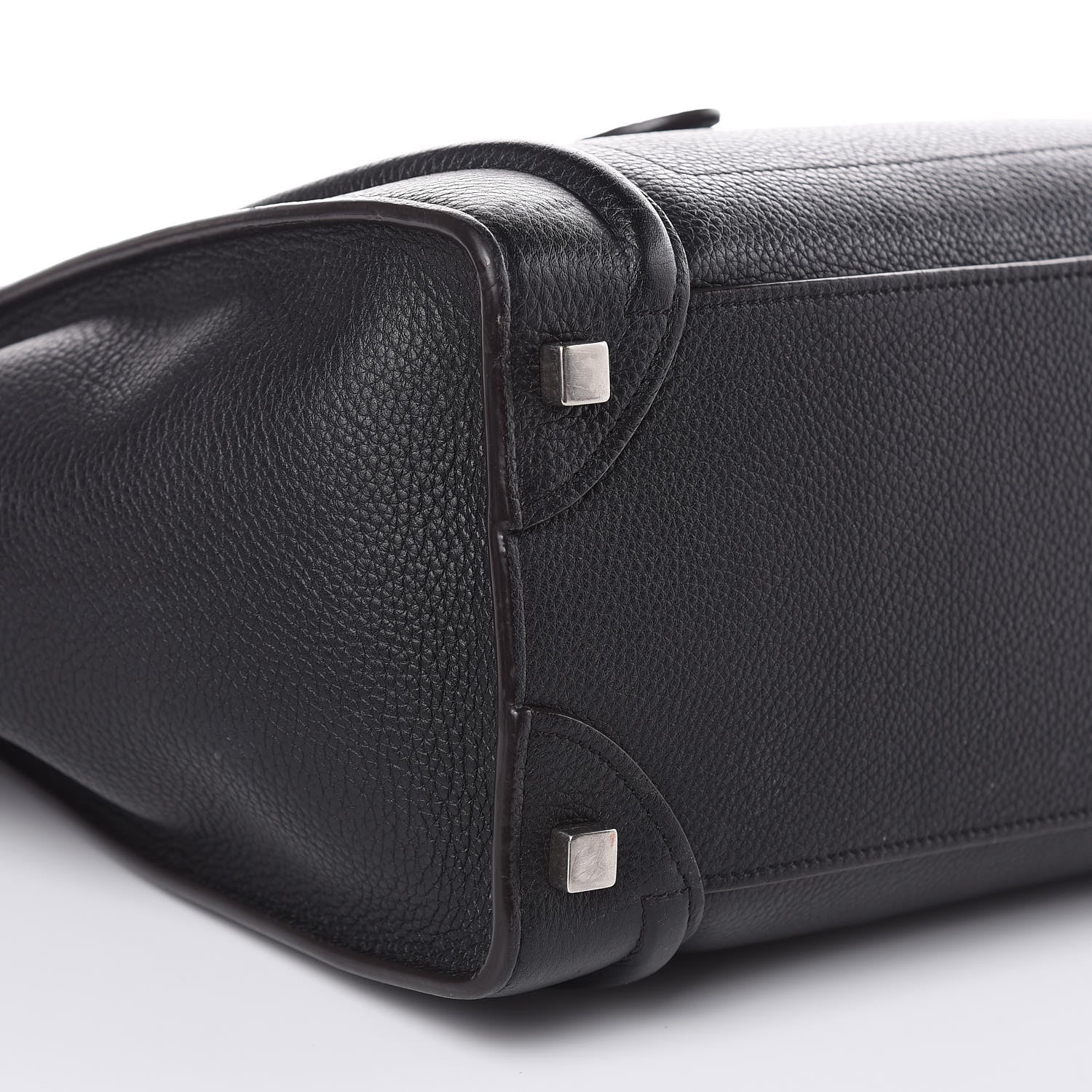 Celine Drummed Calfskin Micro Luggage Black 8 of 16