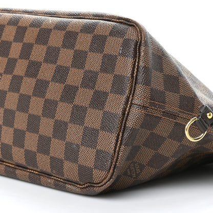 Louis Vuitton Damier Ebene Neo Neverfull MM Rose Ballerine 9 of 12