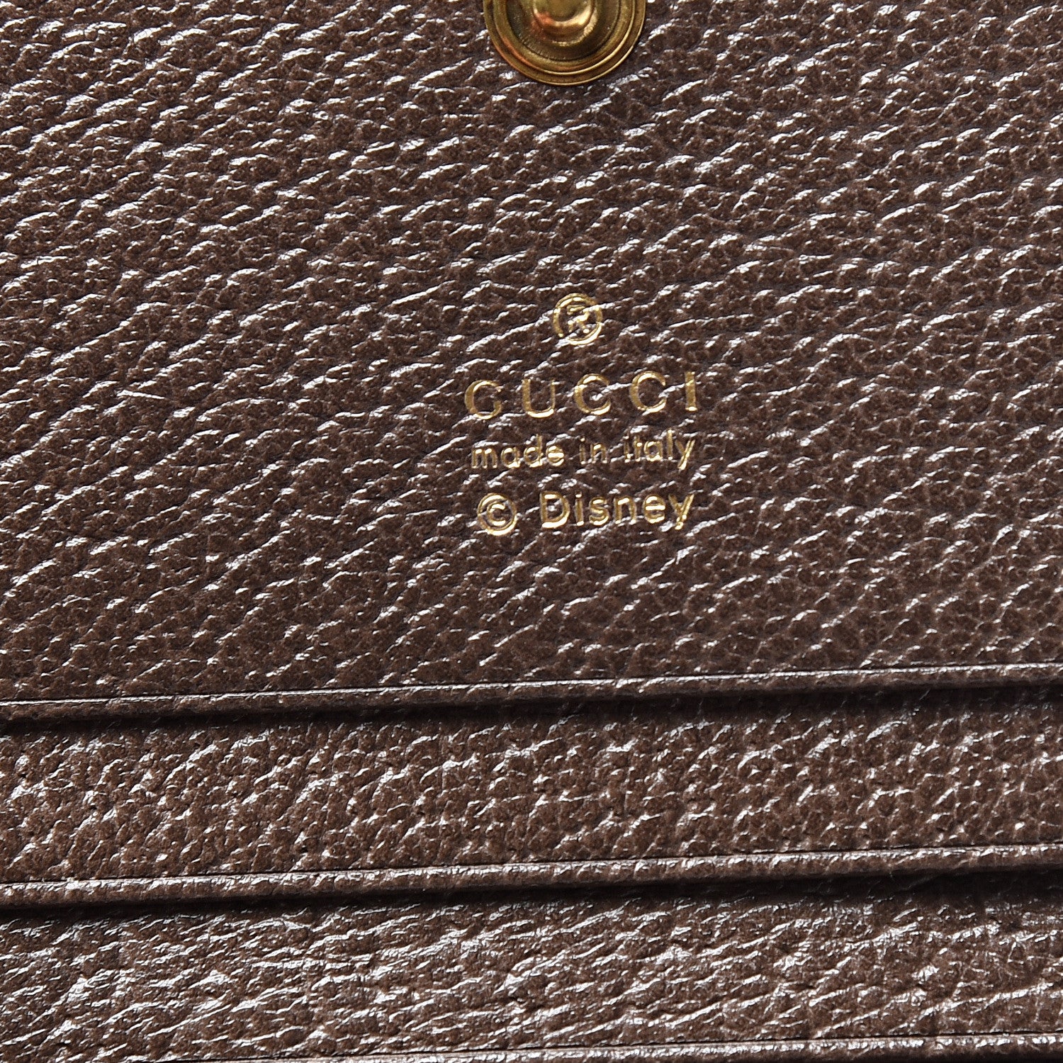 Gucci X DISNEY GG Supreme Monogram Web Three Little Pigs Ophidia Card Case Wallet Beige New Acero 5 of 7