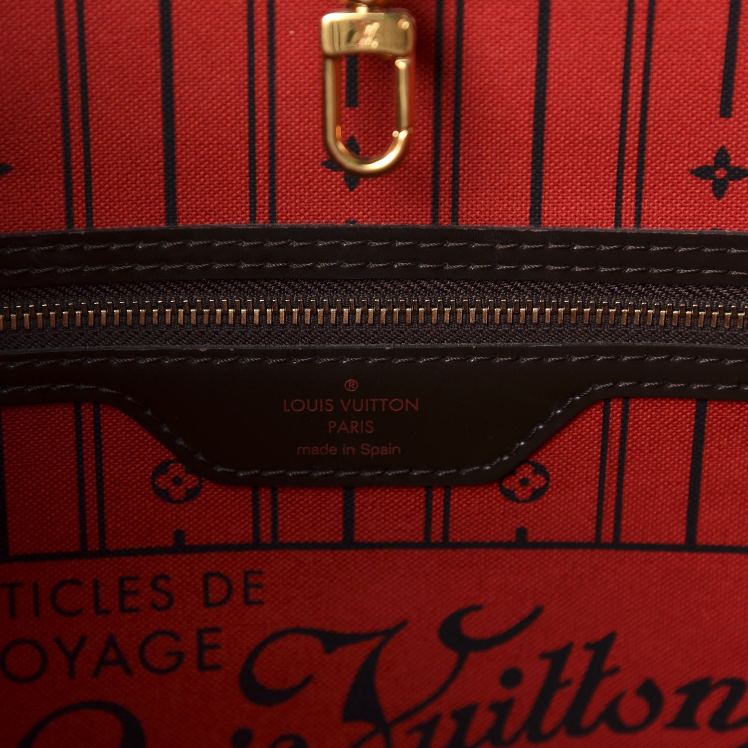 Louis Vuitton Damier Ebene Neverfull MM 8 of 10