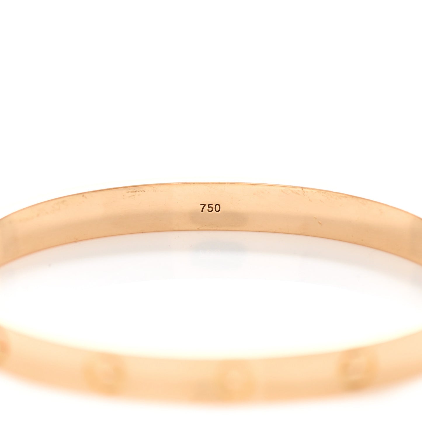 18K Pink Gold LOVE Bracelet 17