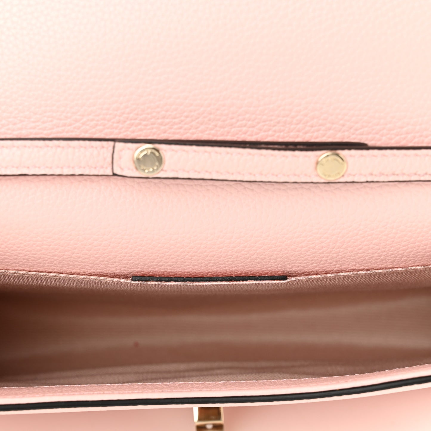 Calfskin Gancini Wallet On Chain Pink