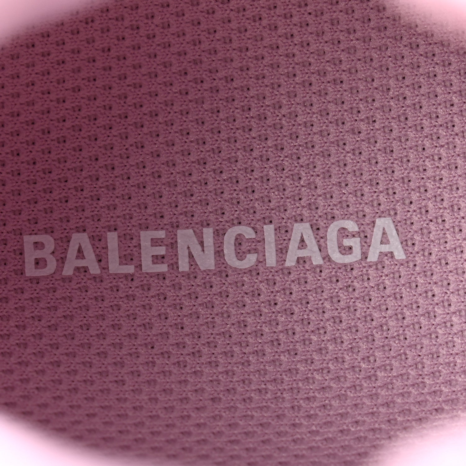 Balenciaga Technical Fabric Mesh Allover Logo Womens Triple S Sneakers 37 Pink White 6 of 7