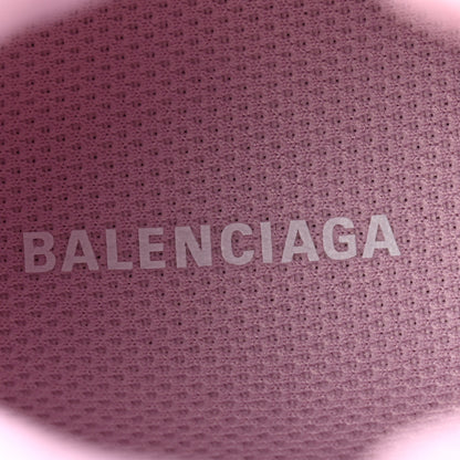 Balenciaga Technical Fabric Mesh Allover Logo Womens Triple S Sneakers 37 Pink White 6 of 7