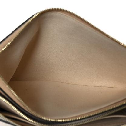 Louis Vuitton Empreinte Double Zip Pochette Beige Rose Creme Beige Rose Creme 5 of 12