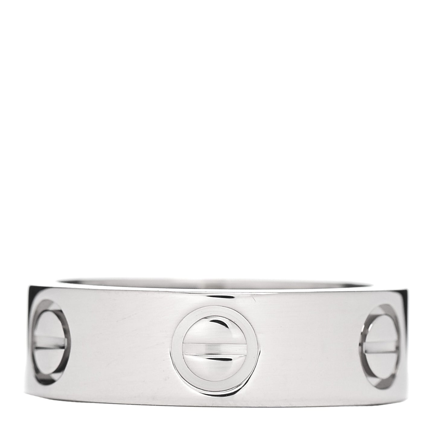 18K White Gold 5.5mm LOVE Ring 48 4.5