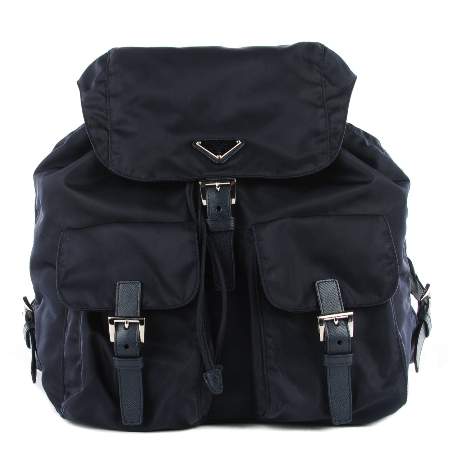 Tessuto Nylon Medium Backpack Blue