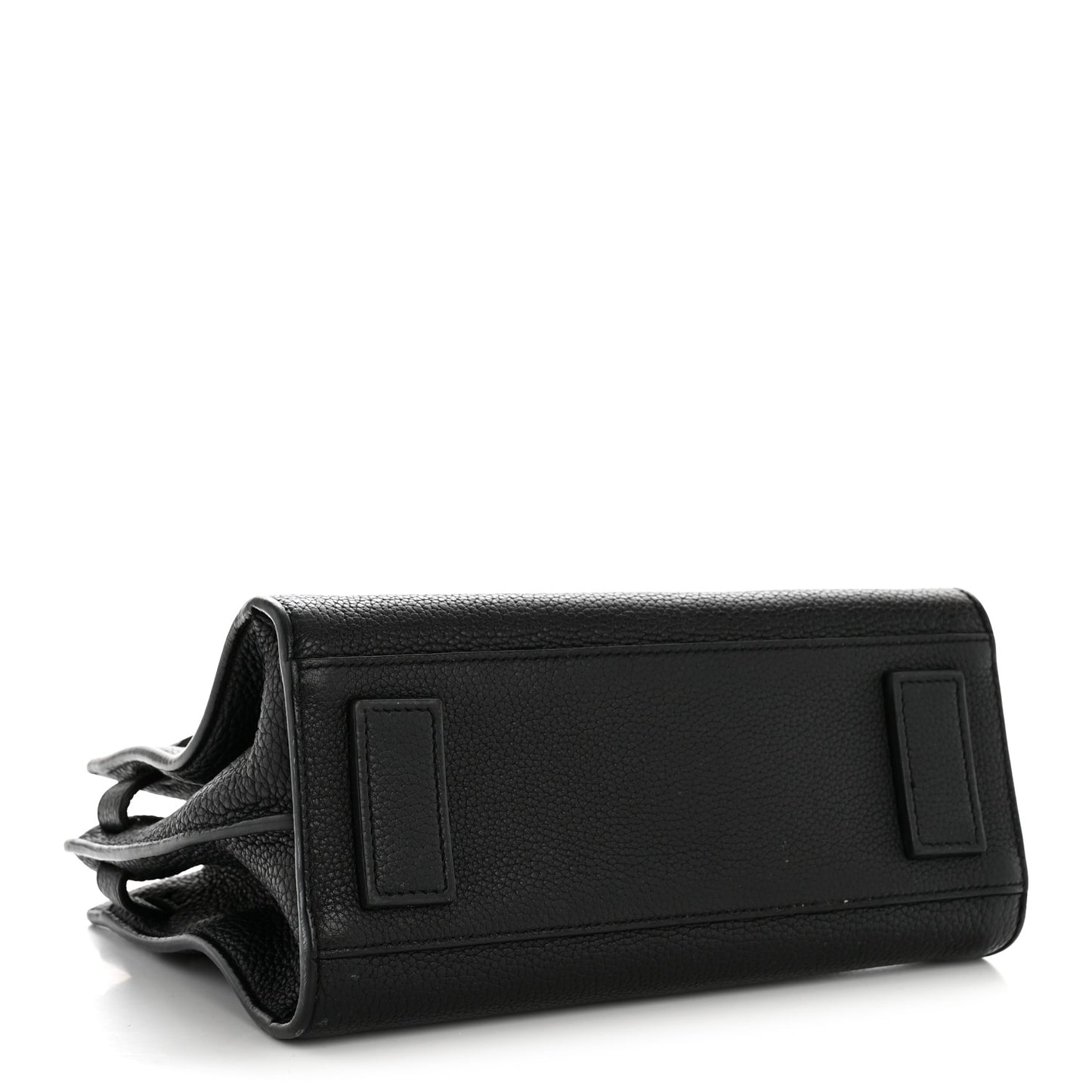 Grained Calfskin Nano Sac De Jour Souple Black Black