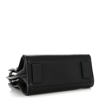 Saint Laurent Grained Calfskin Nano Sac De Jour Souple Black Black 4 of 14