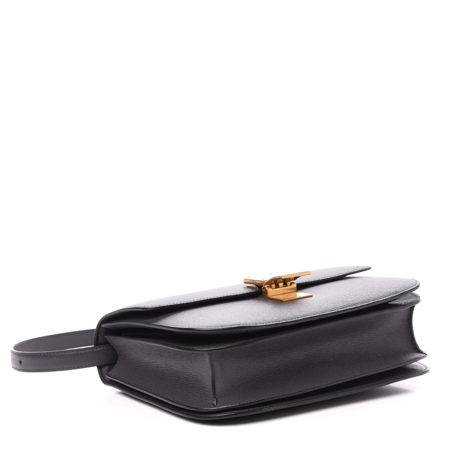 Liege Calfskin Medium Classic Box Flap Bag Liquorice