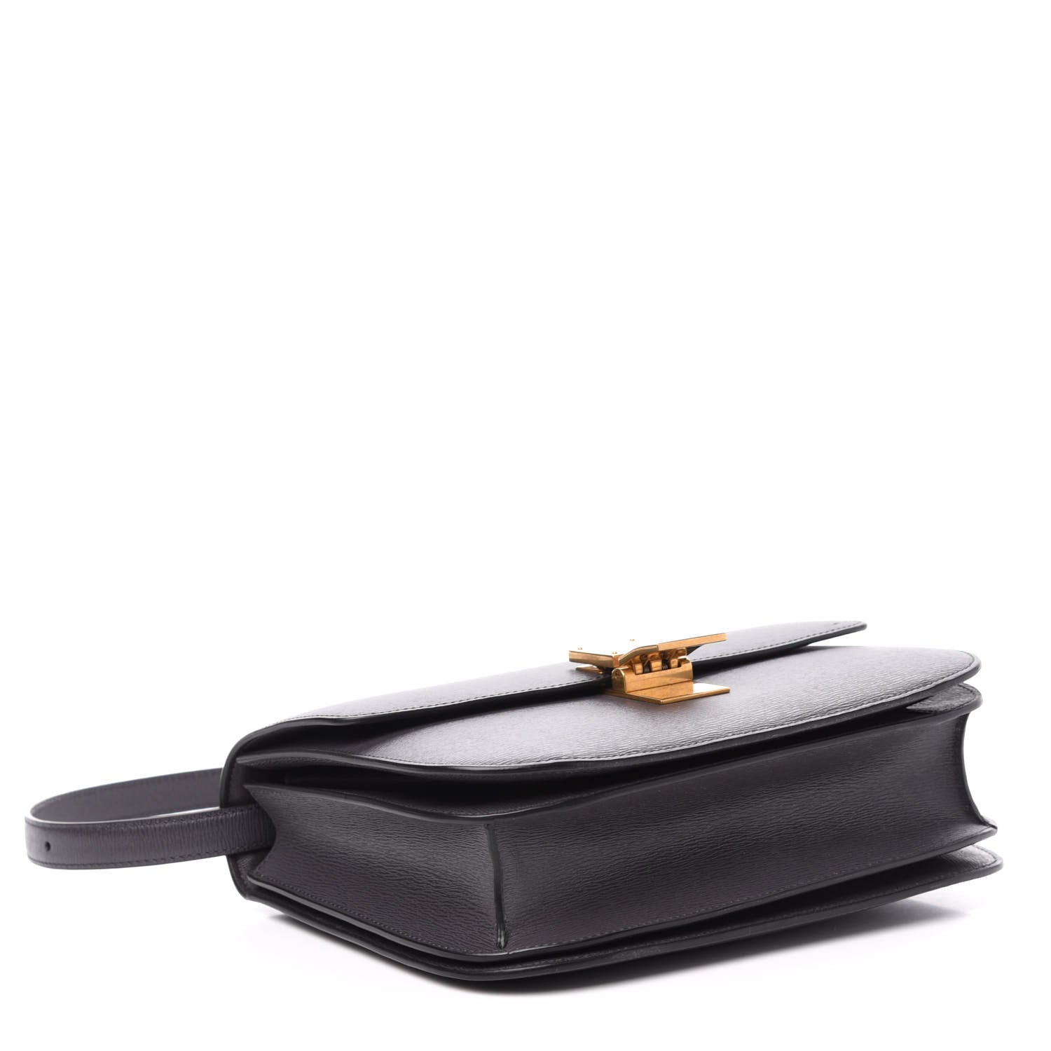 Celine Liege Calfskin Medium Classic Box Flap Bag Liquorice 4 of 10