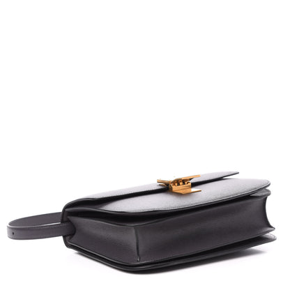 Celine Liege Calfskin Medium Classic Box Flap Bag Liquorice 4 of 10