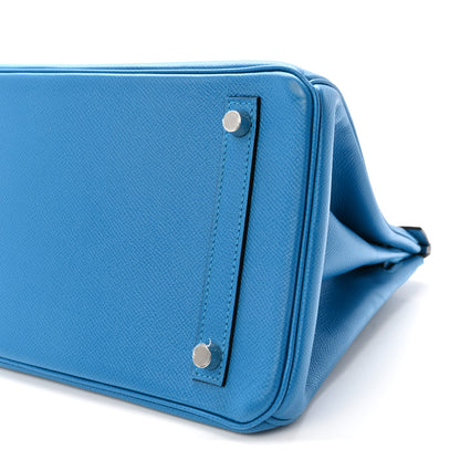Hermes Epsom Birkin 30 Bleu Frida 10 of 10