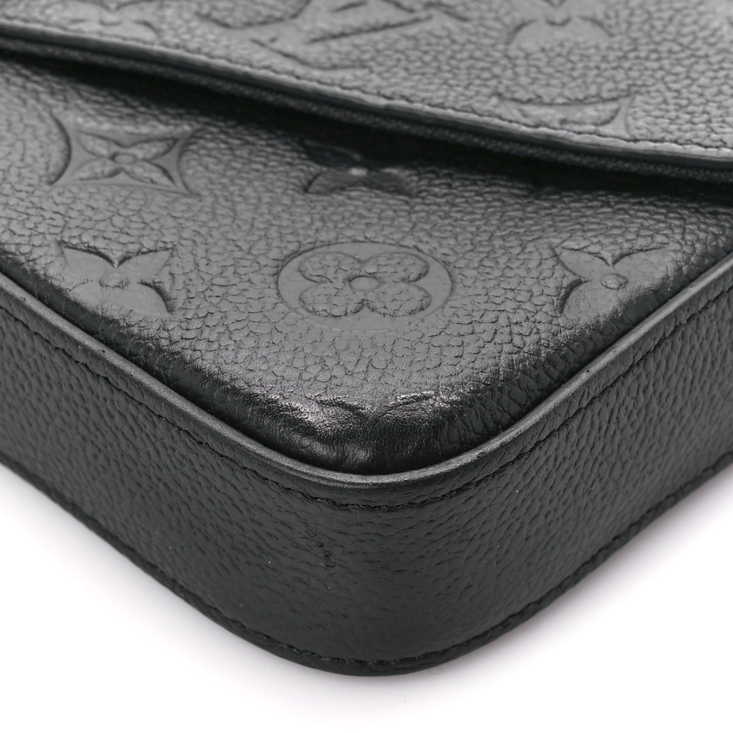 Empreinte Pochette Felicie Chain Wallet Black