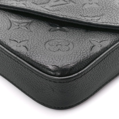 Louis Vuitton Empreinte Pochette Felicie Chain Wallet Black 10 of 10