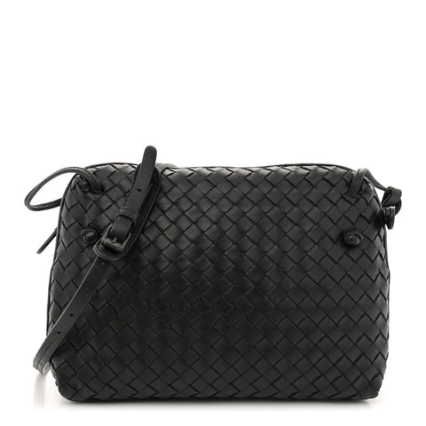 Nappa Intrecciato Nodini Bag Black