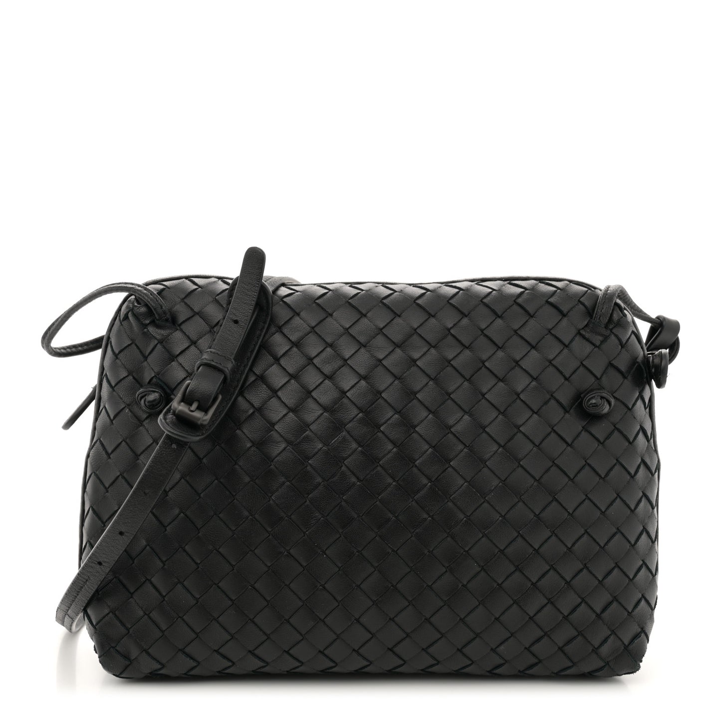 Nappa Intrecciato Nodini Bag Black