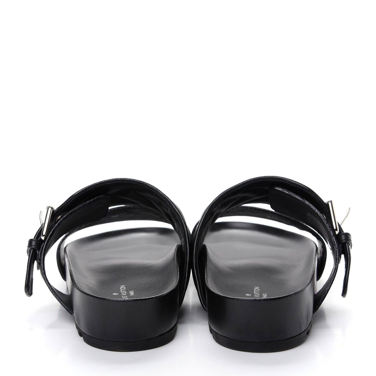Calfskin New Wave Bom Dia Mule Sandals Black 38