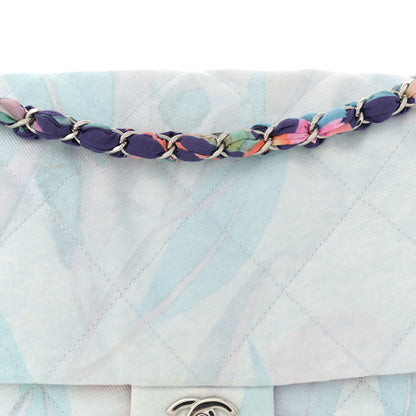 Chanel Canvas Quilted Jungle Jeans Flap White Multicolor 8 of 10