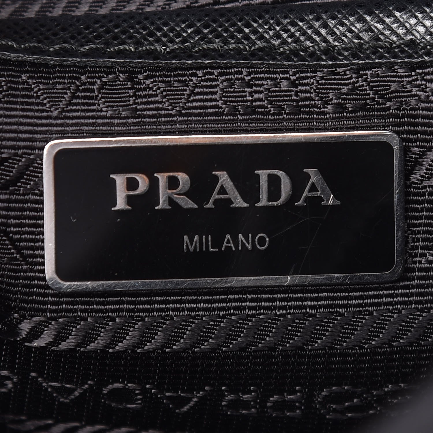 Prada Nylon New Vela Studded Messenger Black Astrale 6 of 12