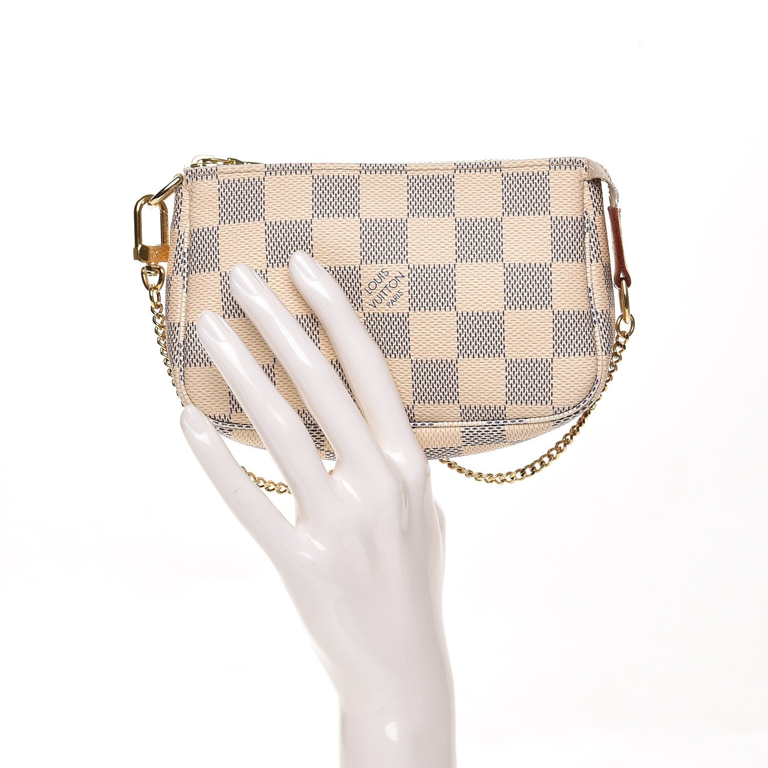 Louis Vuitton Damier Azur Mini Pochette Accessories 2 of 7