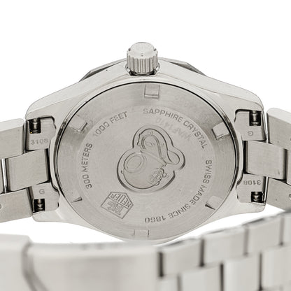 Tag Heuer Stainless Steel 27mm Aquaracer Lady Quartz Watch Black WAF1410 4 of 4