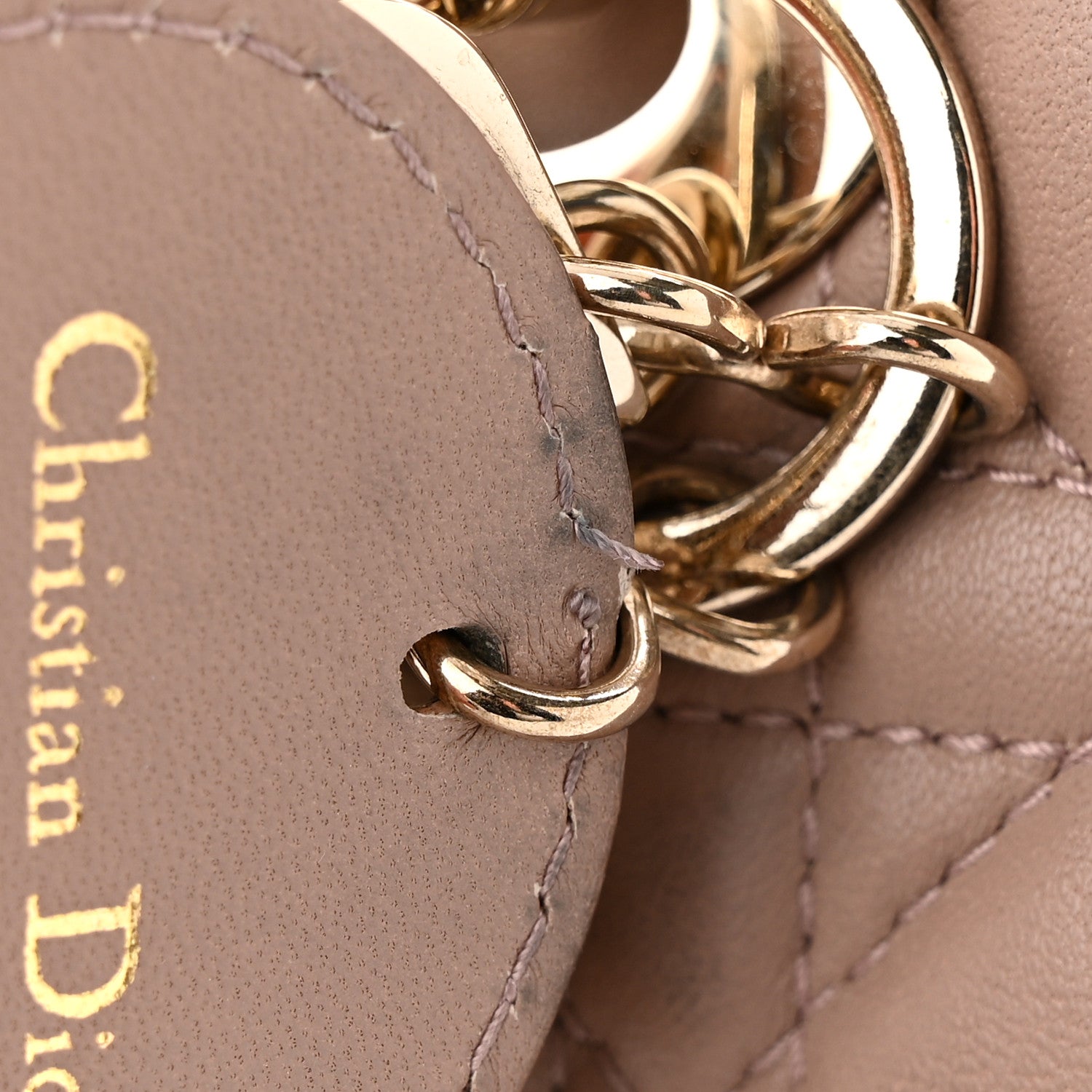 Christian Dior Lambskin Cannage Small Lucky Badges My Lady Dior Fard 16 of 17