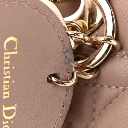 Christian Dior Lambskin Cannage Small Lucky Badges My Lady Dior Fard 16 of 17