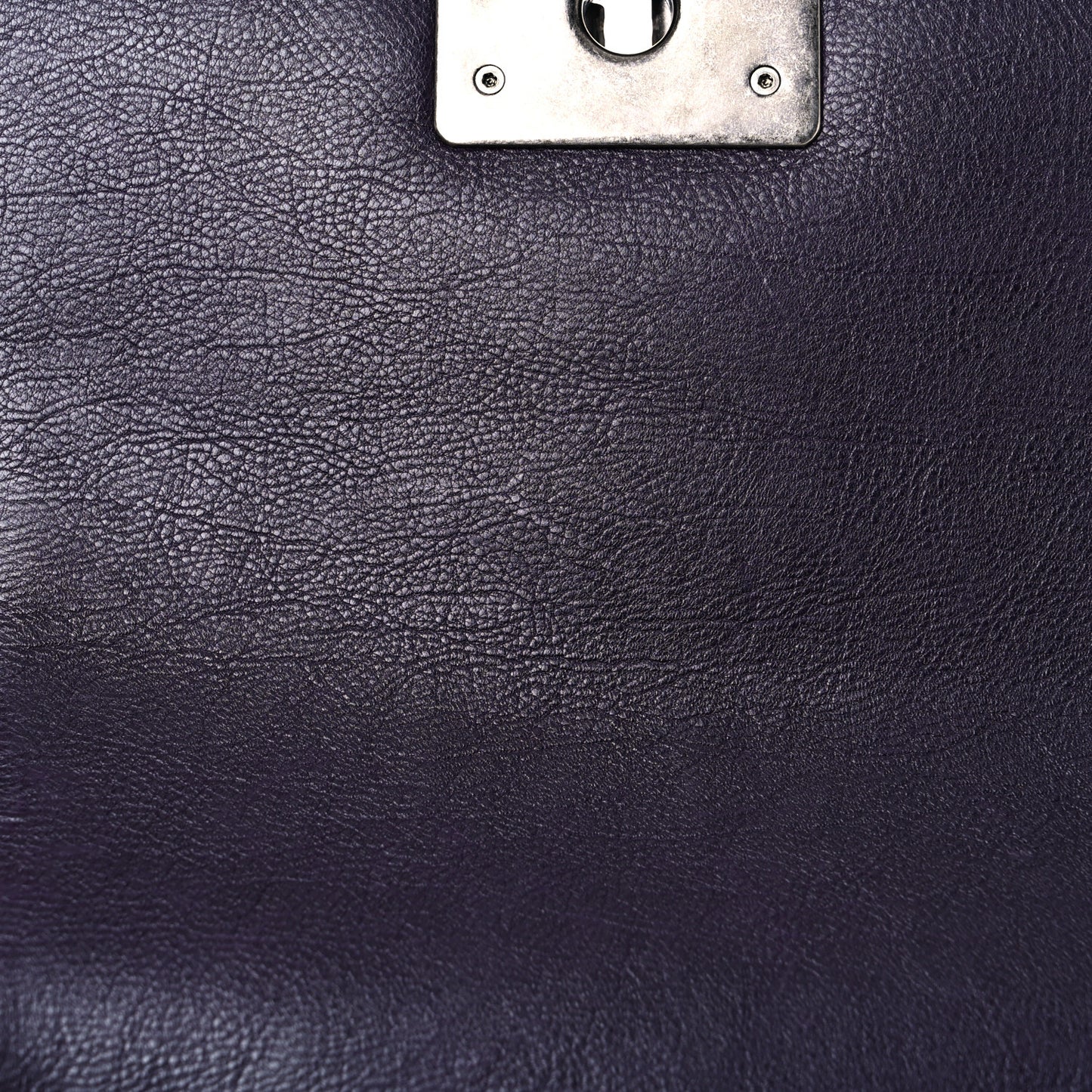 Calfskin Embossed Small Boy Flap Plum