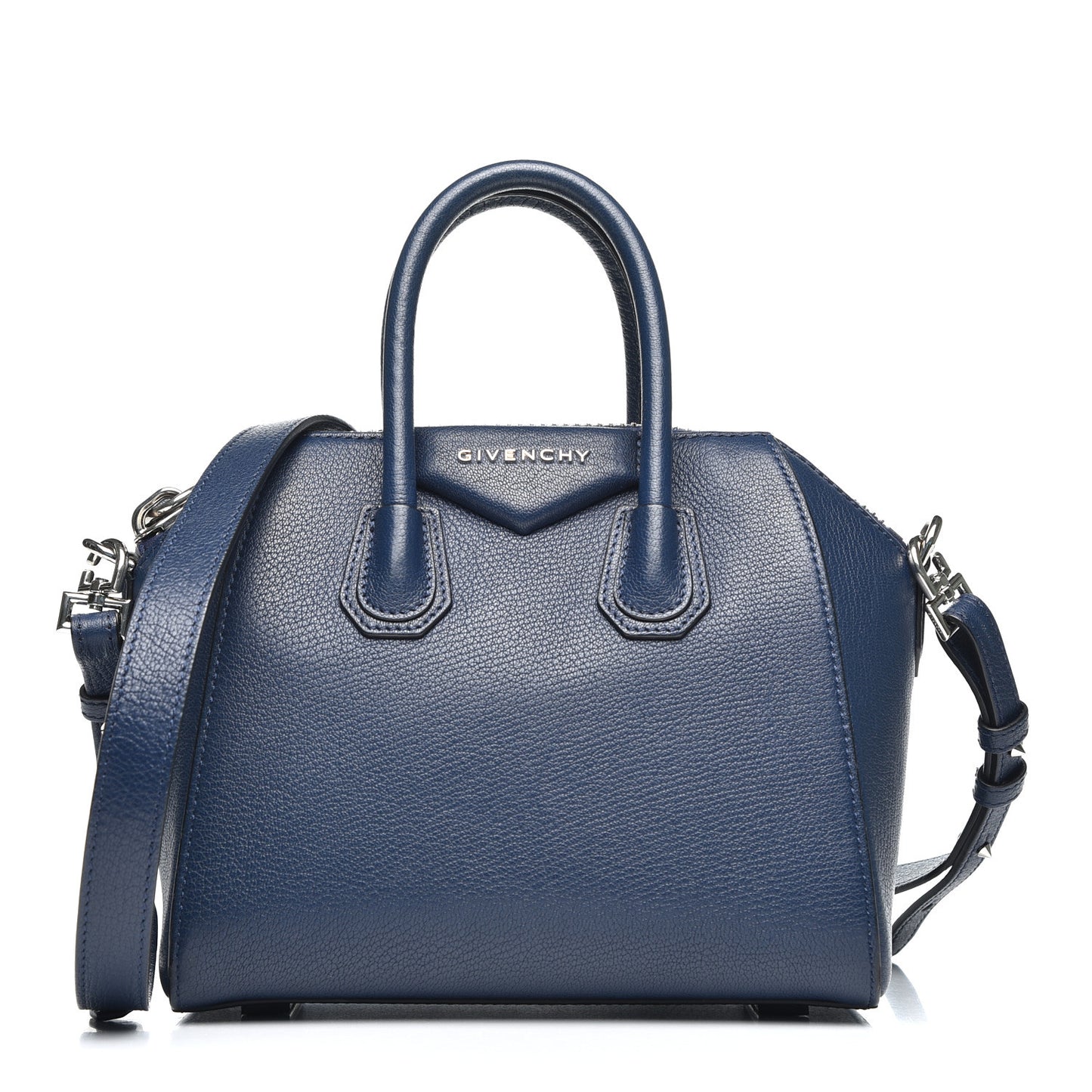 Sugar Goatskin Mini Antigona Night Blue