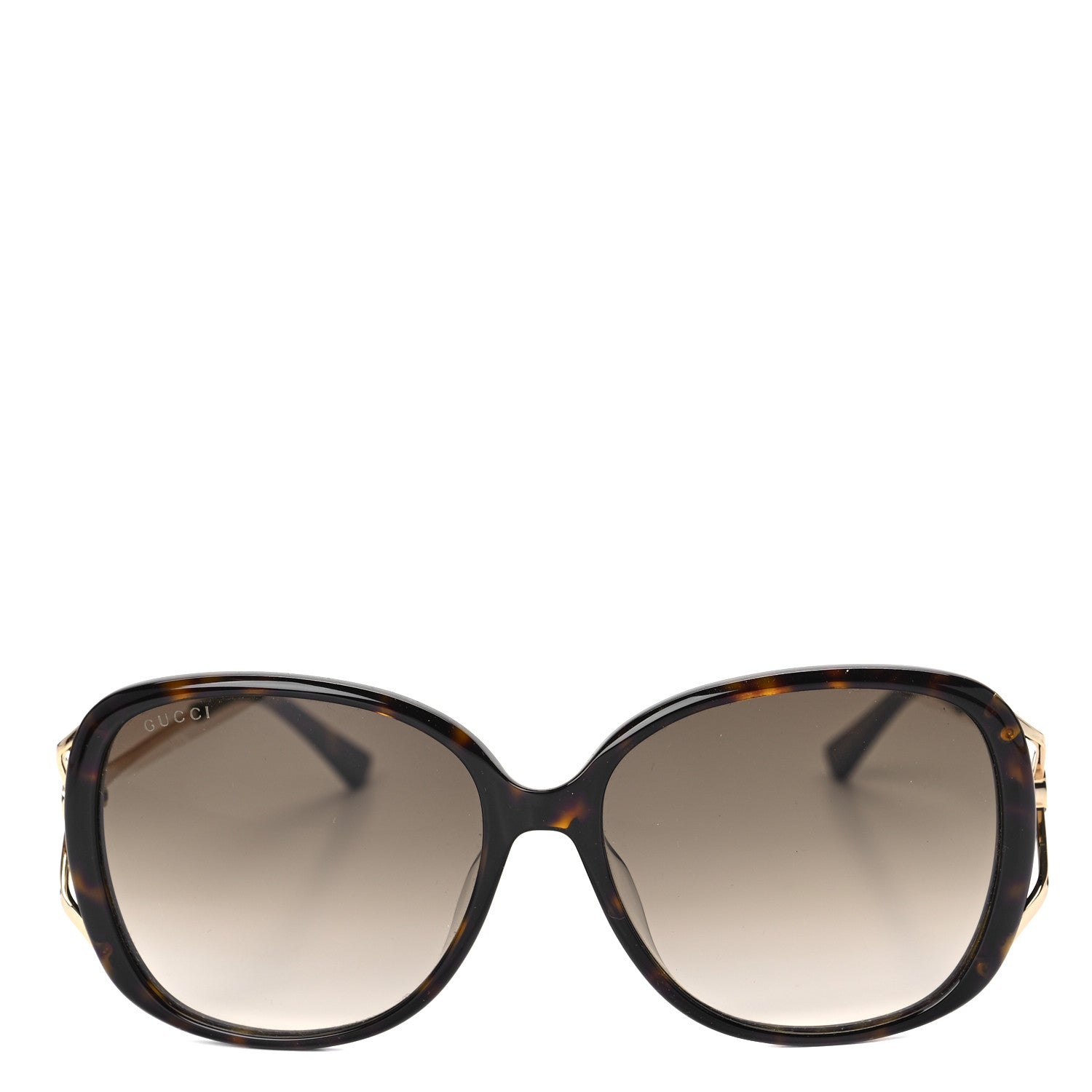 Gucci Acetate Metal Oversized Sunglasses GG0649SK Tortoise 2 of 7